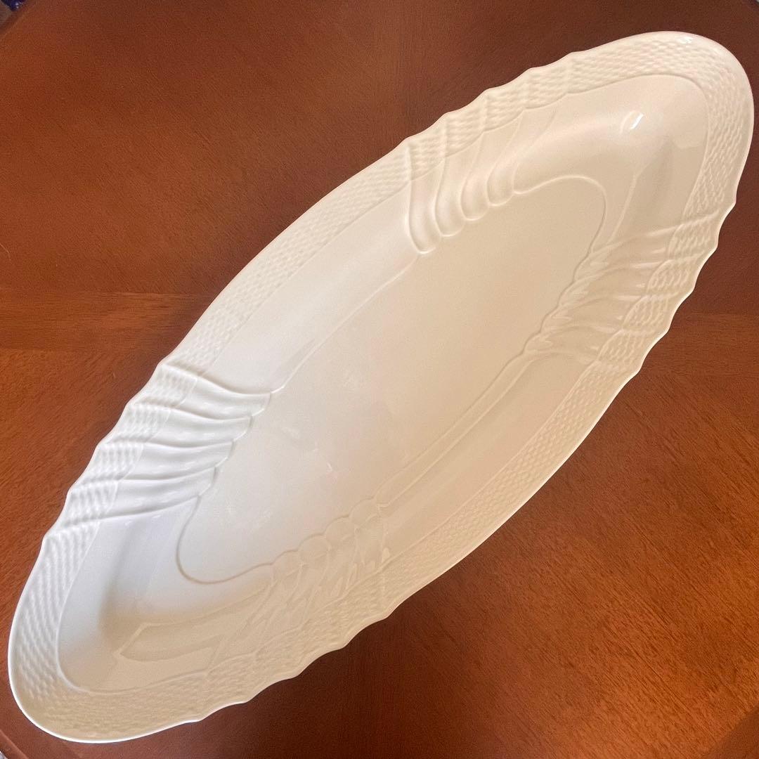 【希少品】リチャードジノリ★ベッキオホワイト★フィッシュプラター