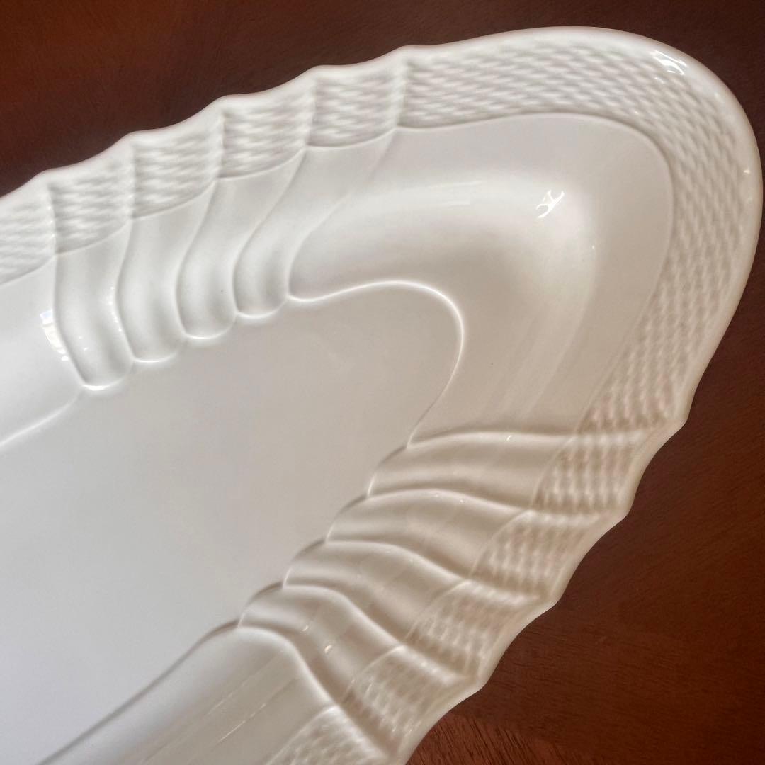 【希少品】リチャードジノリ★ベッキオホワイト★フィッシュプラター