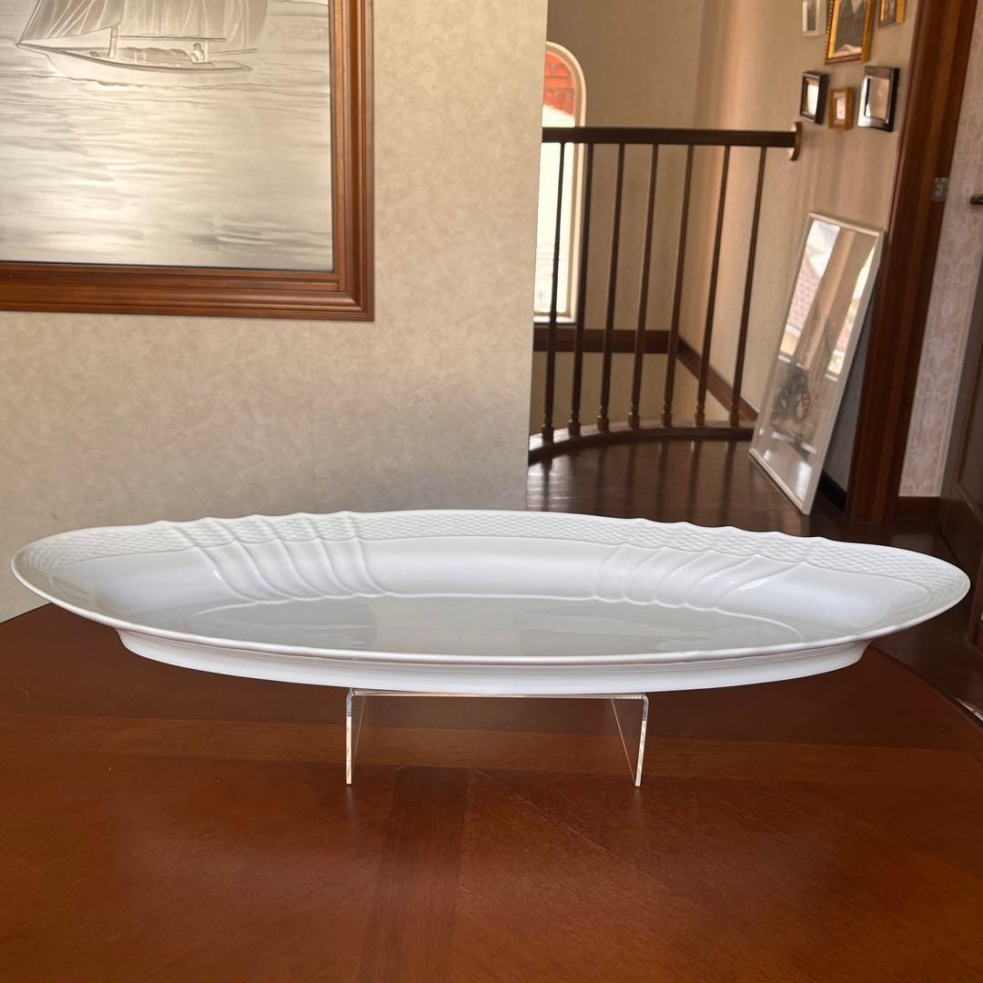 【希少品】リチャードジノリ★ベッキオホワイト★フィッシュプラター