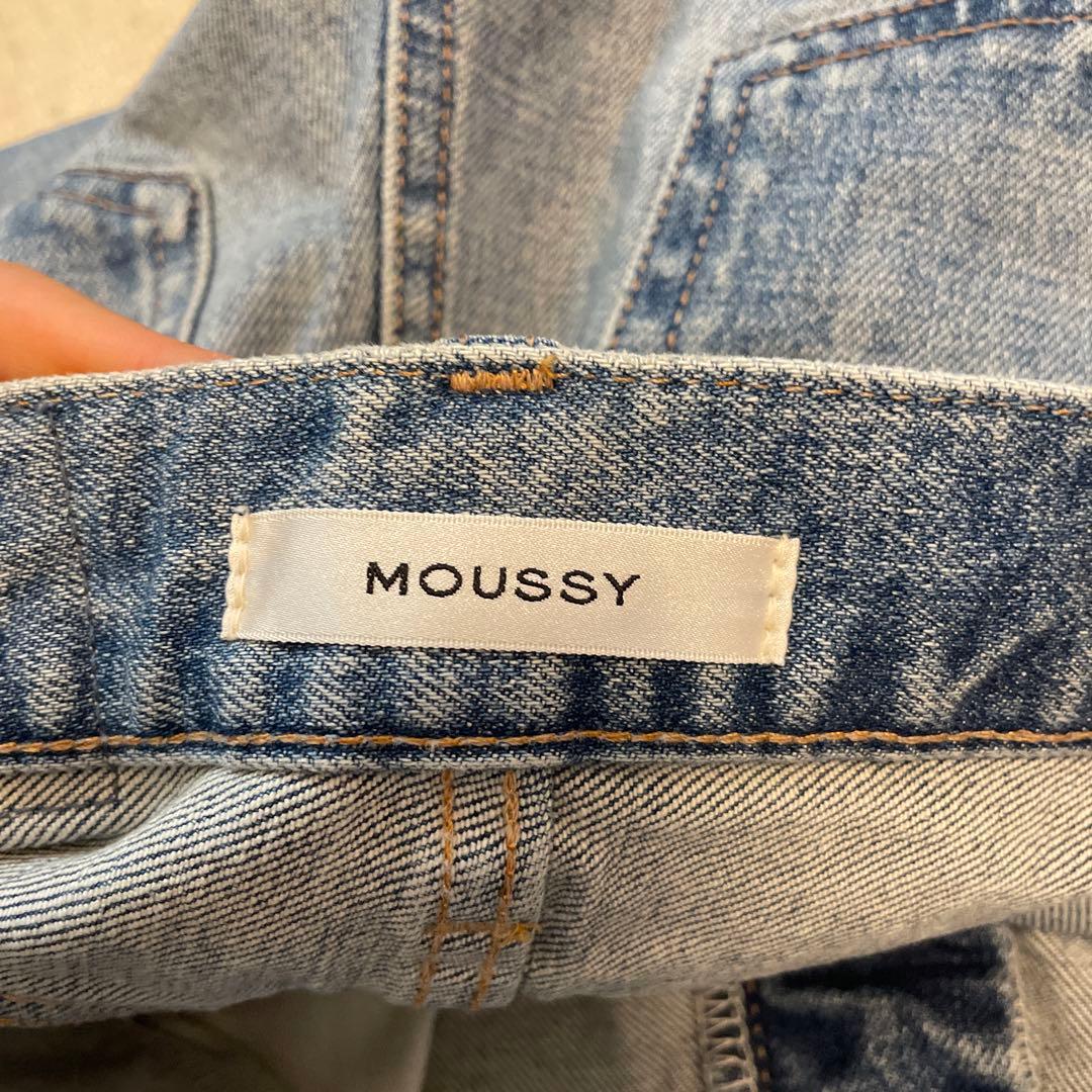 MOUSSY MVSフレアデニムパンツ　24インチ　ジーンズ　ハイウエスト　美品