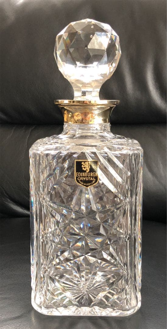 エジンバラクリスタル デカンタ
