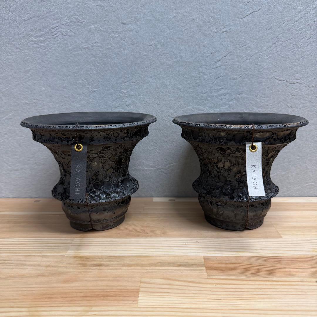 P*9様 カタチ製作所ドリッパー MサイズCrater Black 2個セット