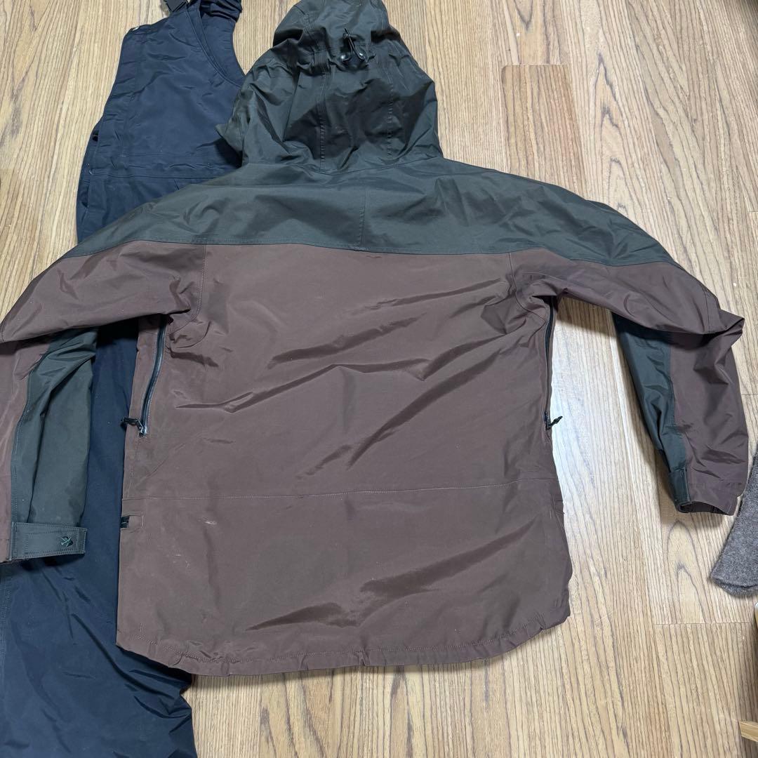 greenclothing OGAジャケット　ブラウン/スミクロ