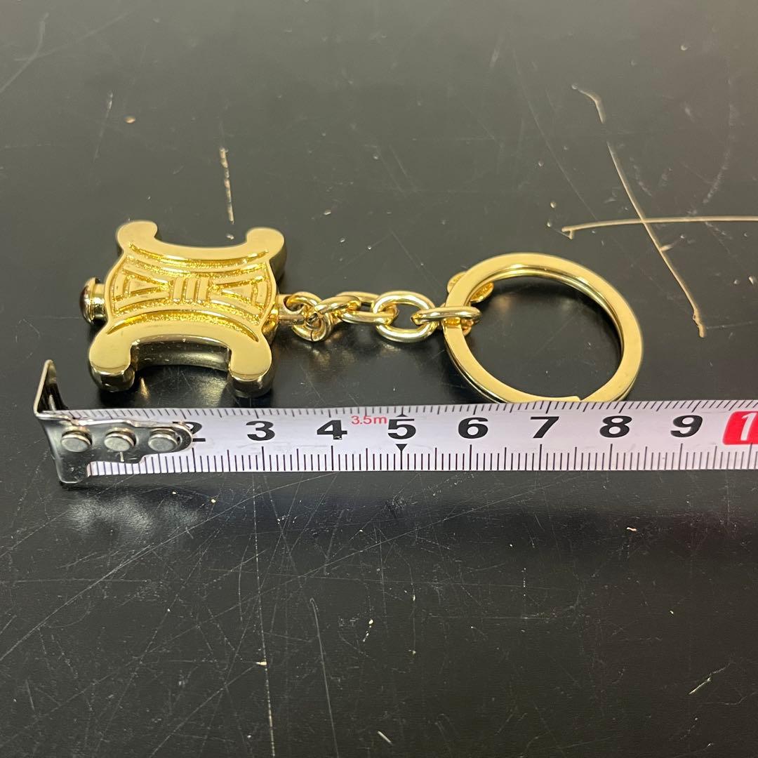 CELINE ヴィンテージ キーホルダー 肉厚 重厚 トリオンフ ユニセックス