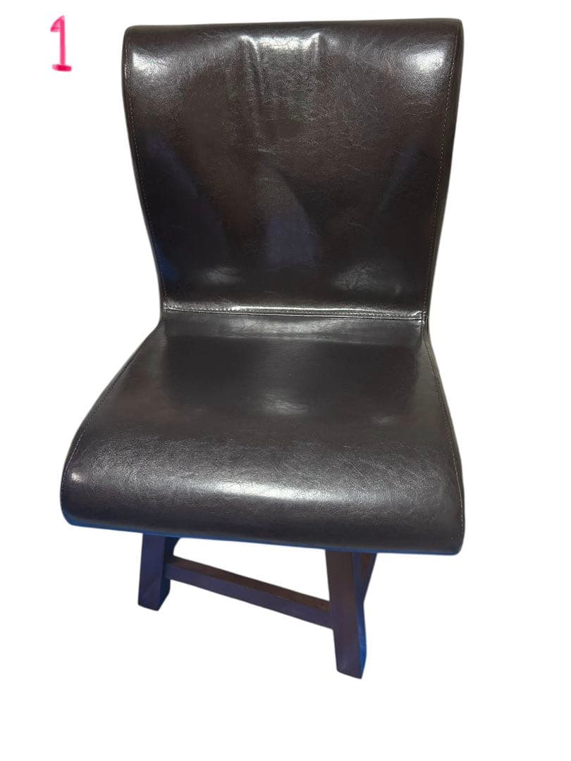 良品　モリシゲ 2脚セット アンティーク調 北欧風 回転チェア