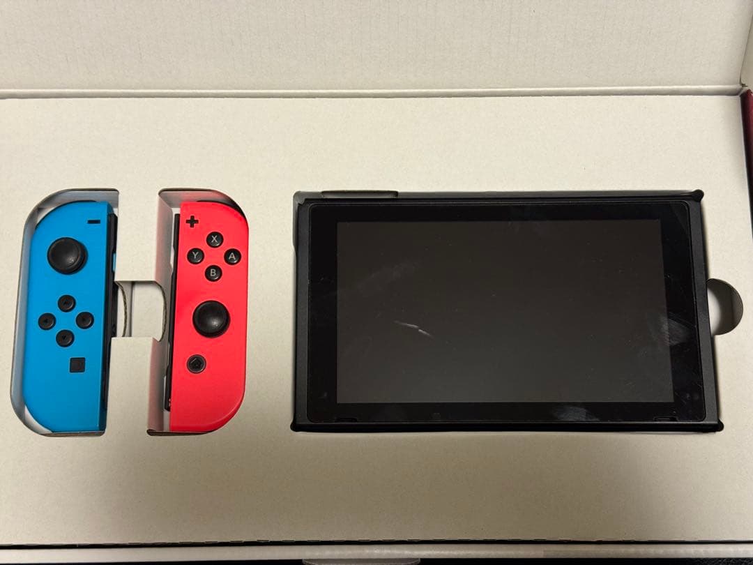 【中古】【動作確認済み】Nintendo Switch 本体+持ち運びケース