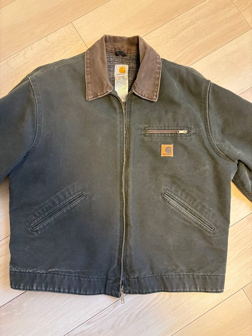 カーハート　デトロイトジャケット　モスグリーン　Lサイズ
