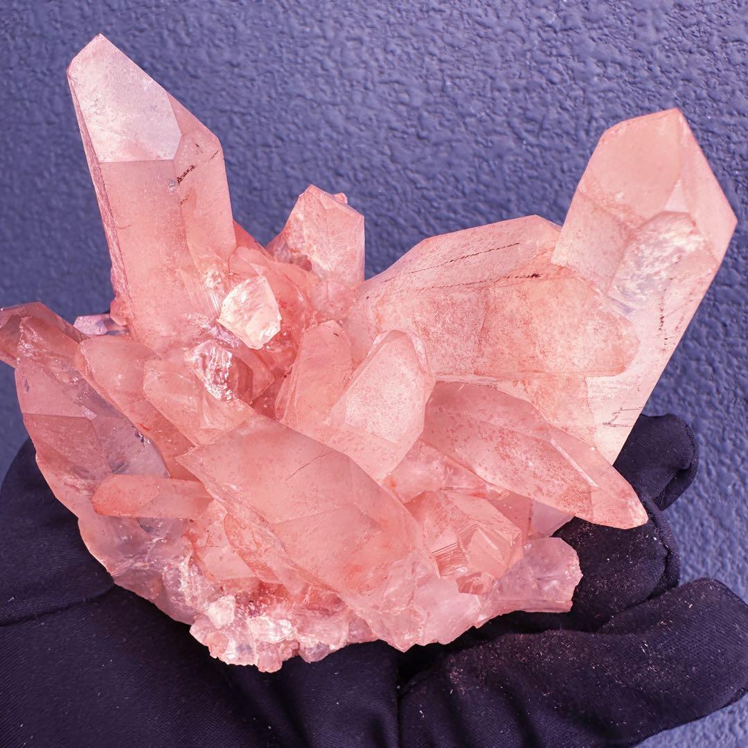 爆レア❗️浄化❗️超綺麗♡超強いパワー ピンク ヒマラヤ クラスター天然石A1467