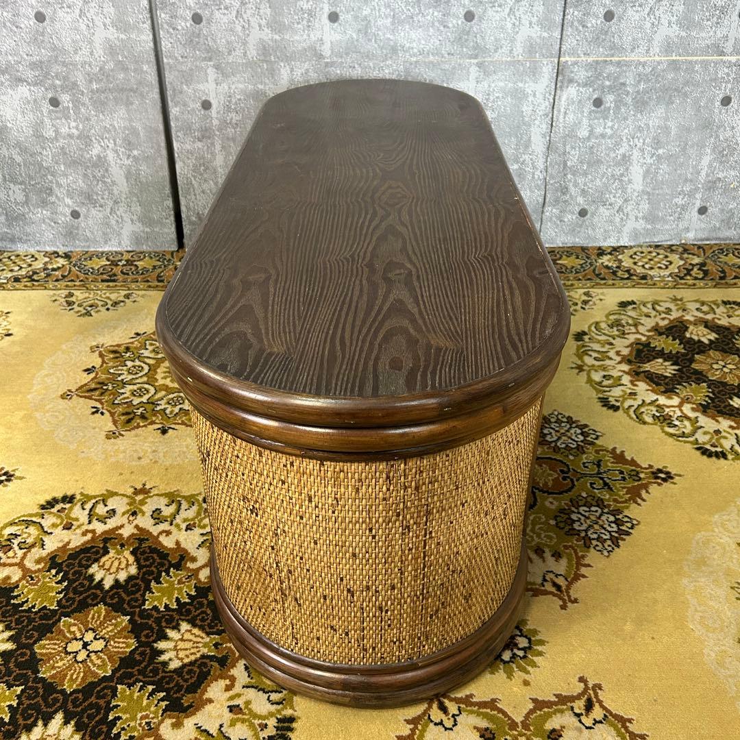 ꧁昭和レトロ家具꧂ラタンローチェスト 籐 衣類 衣服 洋服 収納 たんす タンス