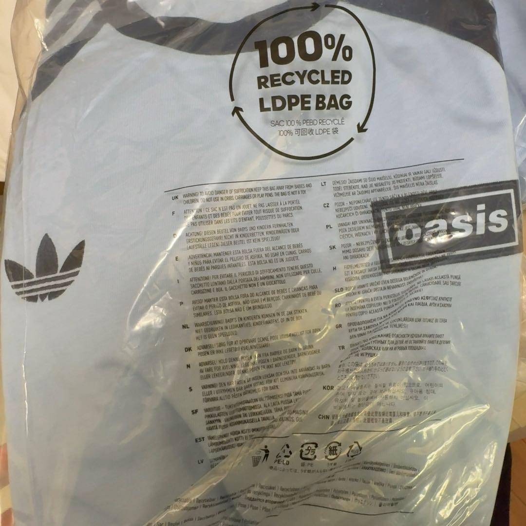adidas Oasis 日本限定 ツアースリーストライプス 長袖Tシャツ XL