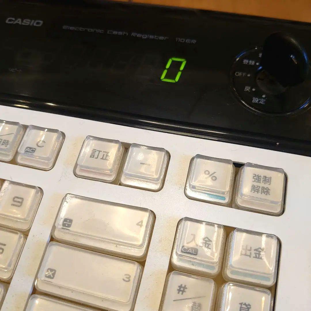 カシオ CASIO 電子レジスター 110ER 動作品