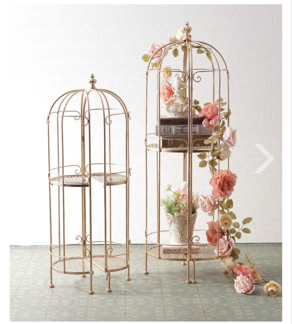 【送料込】バードケージ型ラック2点