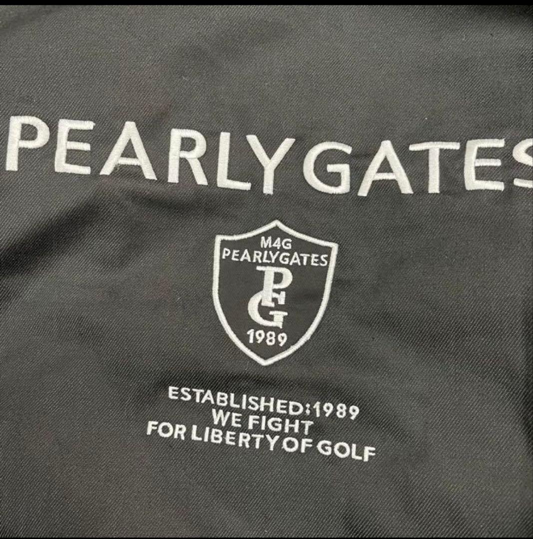 PEARLY GATES ブラックデニム×合皮ジャケット