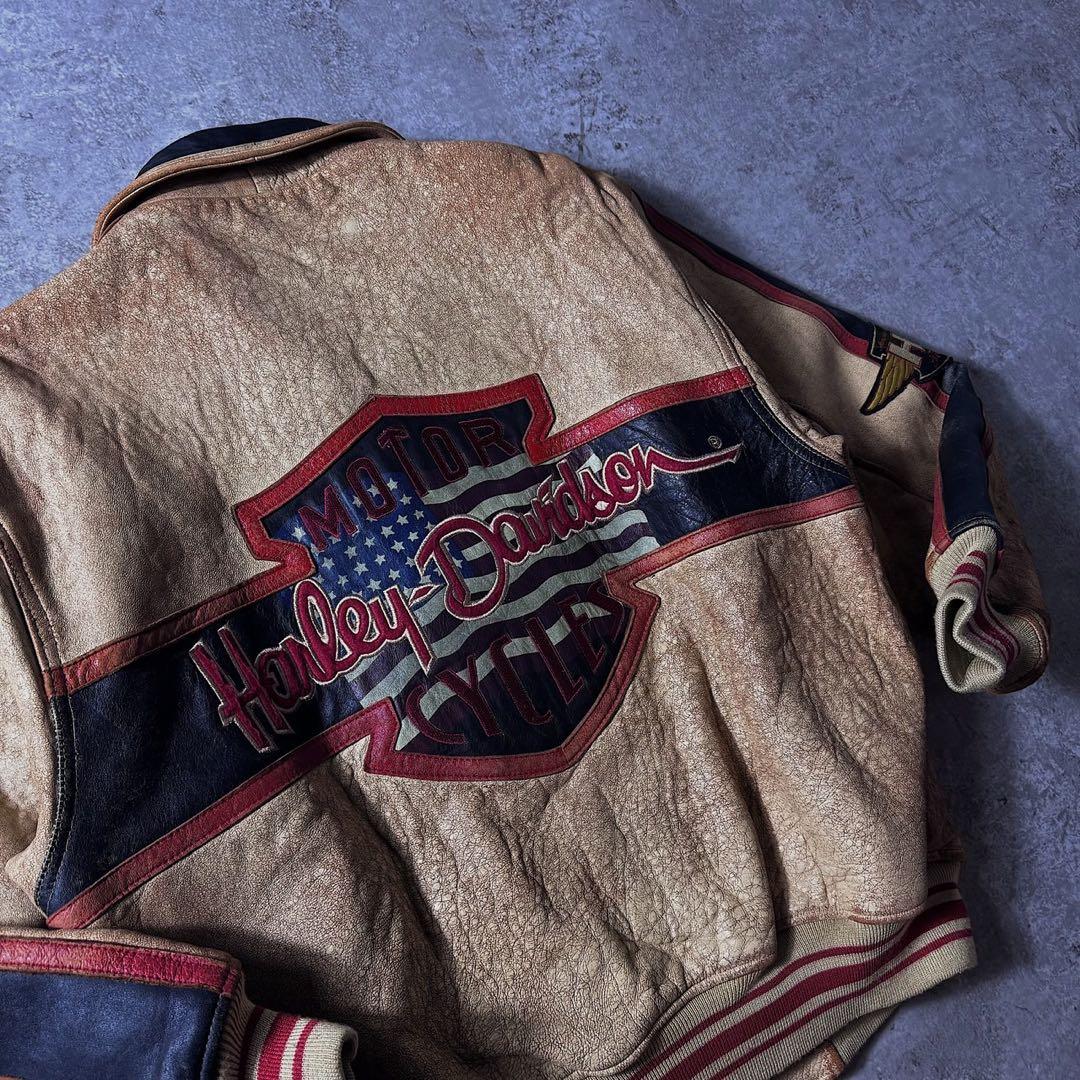 90s ハーレーダビッドソン フライトレザージャケット A-2 G-1