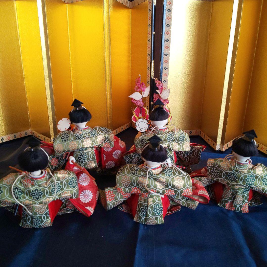 お雛様 ひな人形 雛祭り 五人囃子 三人官女 仕丁 随身 小道具付