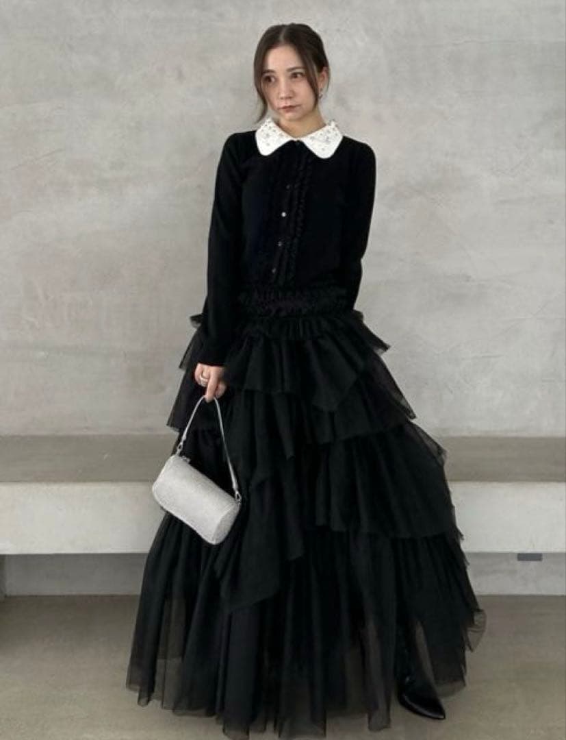 SNIDEL チュールボリュームスカート