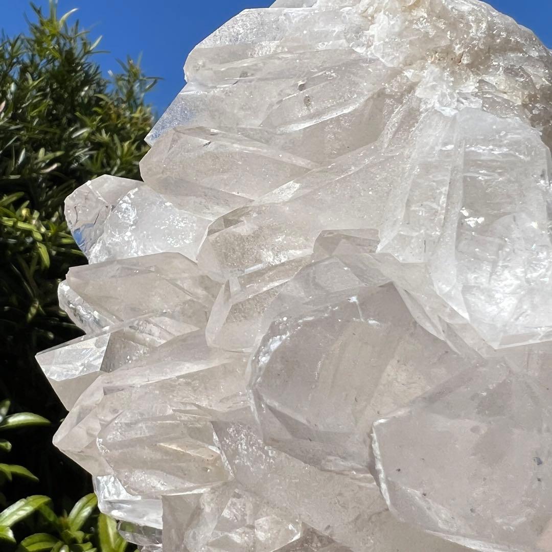 ✳️極上別格品‼️✨抜群の存在感‼️✨レインボーキラキラ✨超美麗 高透明度 クラスター