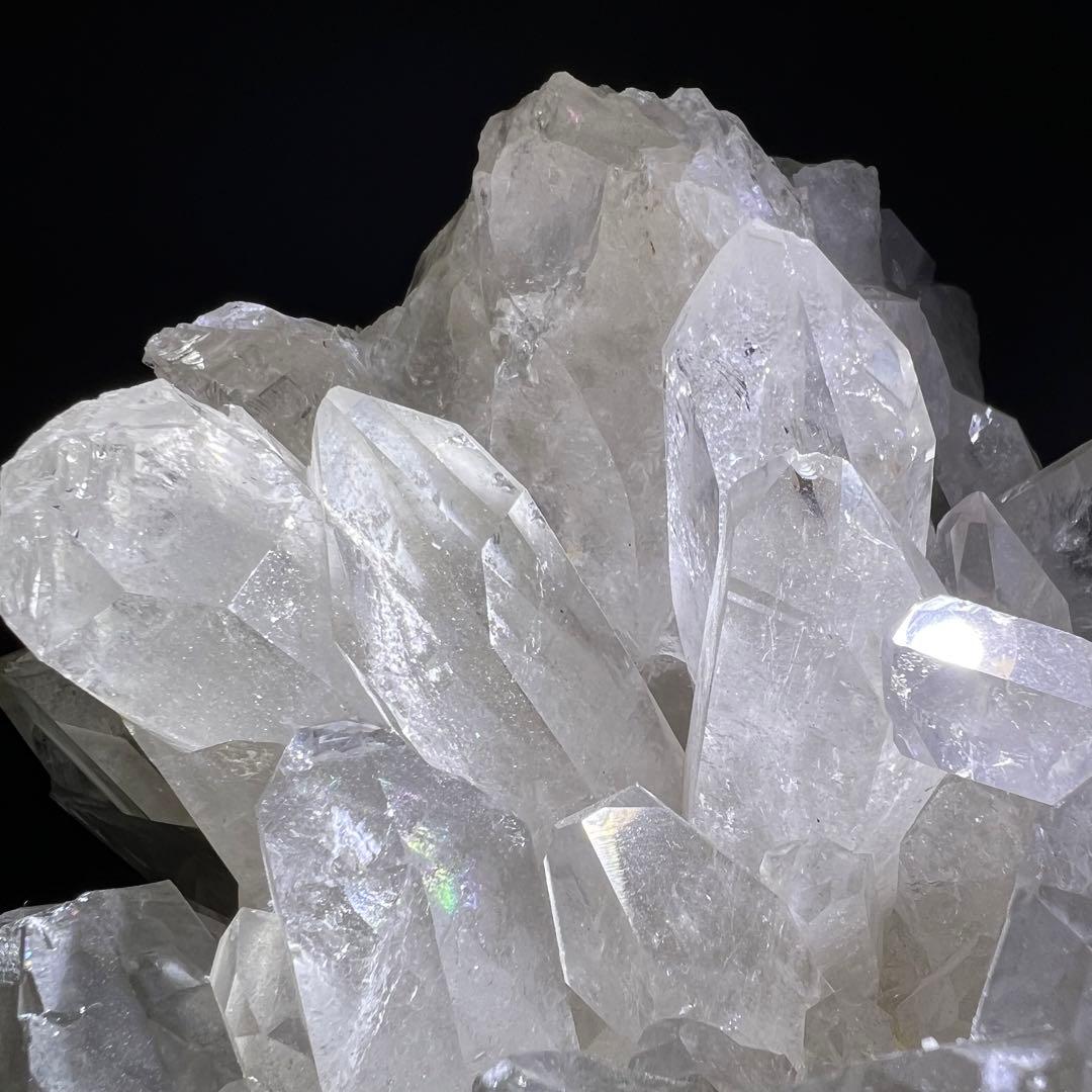 ✳️極上別格品‼️✨抜群の存在感‼️✨レインボーキラキラ✨超美麗 高透明度 クラスター