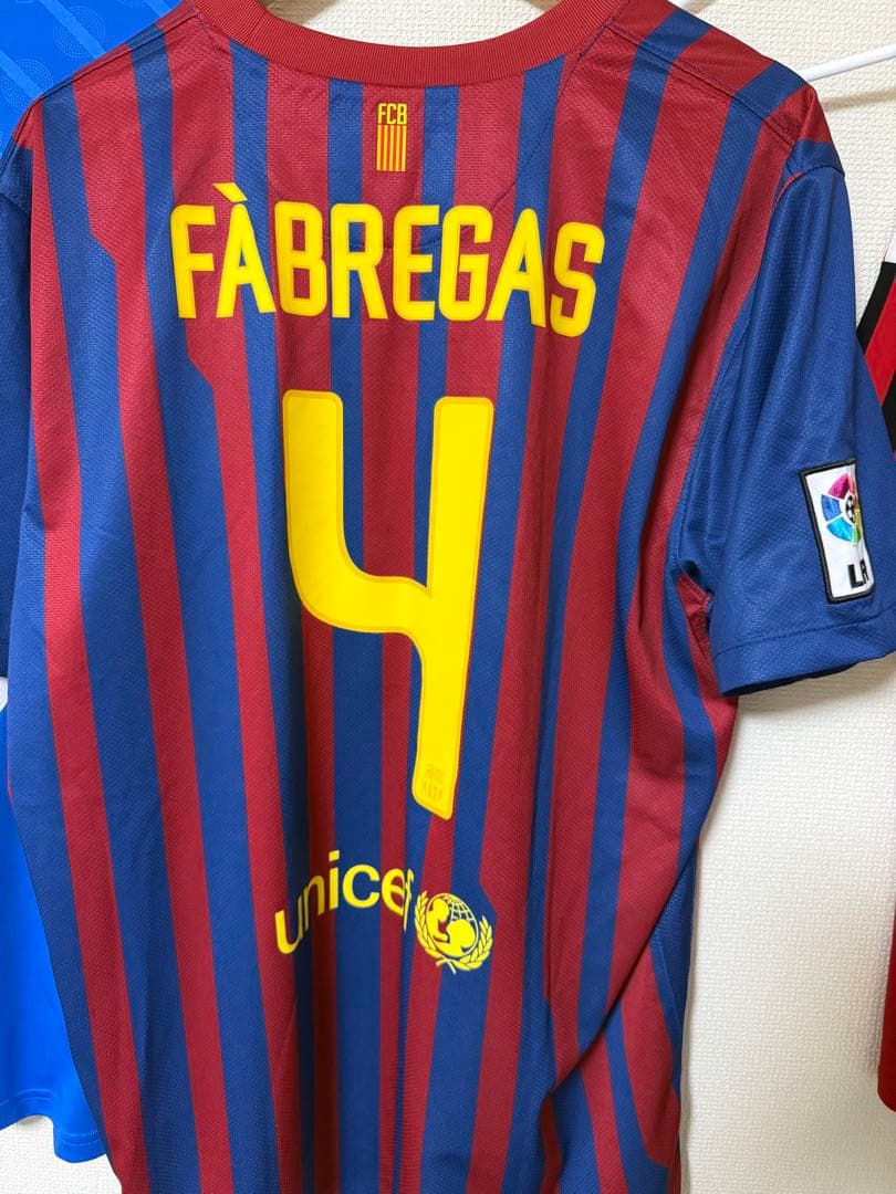 FCバルセロナ セスク・ファブレガス 4番 ユニフォーム 2011-2012