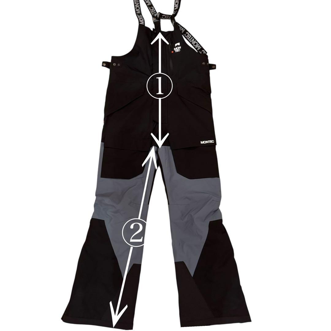 美品✨　MONTEC　スノーウェア　セットアップ　ドーム　フォーク　上下　M