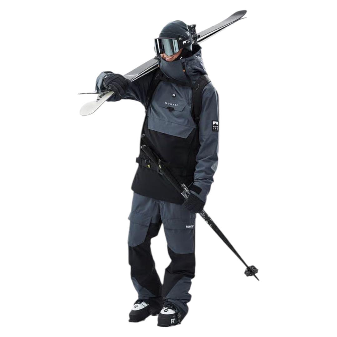 美品✨　MONTEC　スノーウェア　セットアップ　ドーム　フォーク　上下　M