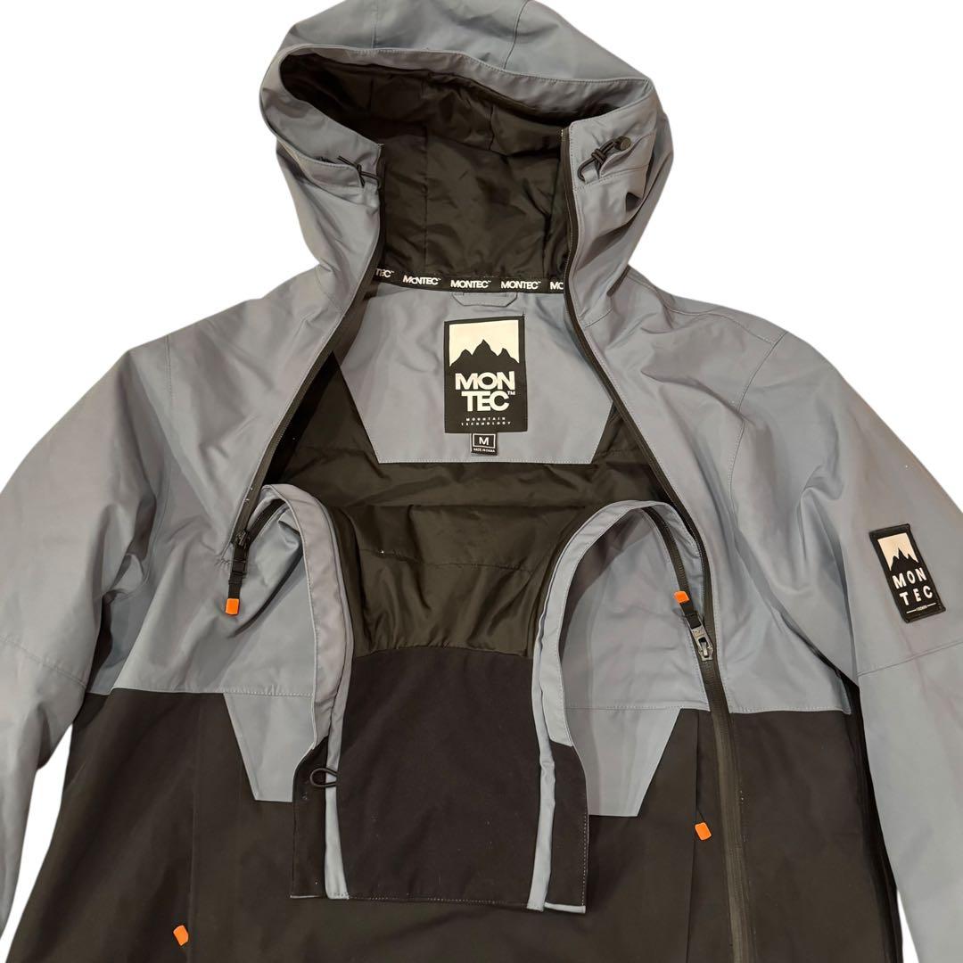 美品✨　MONTEC　スノーウェア　セットアップ　ドーム　フォーク　上下　M
