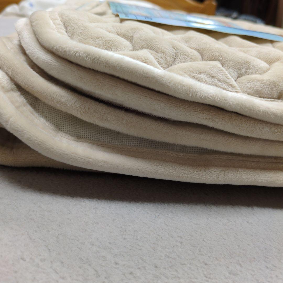 ダブルあったか敷きパッドポコポコキルト