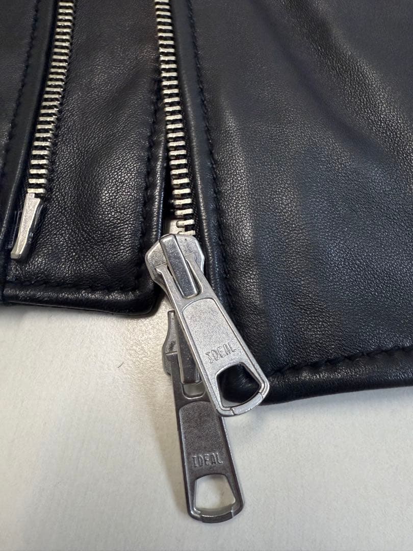 B&Y UNITED ARROWS シープ ダブルライダースジャケット ラム