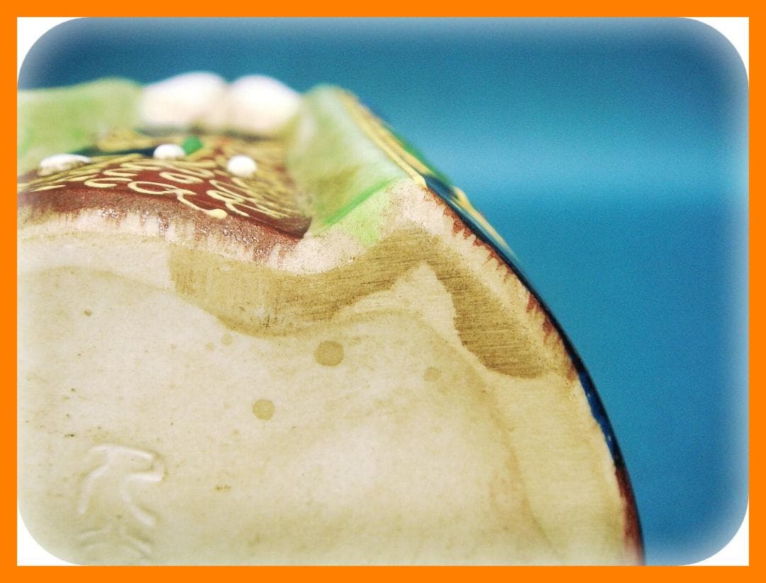 365『九谷 色絵 お祈り地蔵様』　/骨董品 古美術 アンティーク 古玩