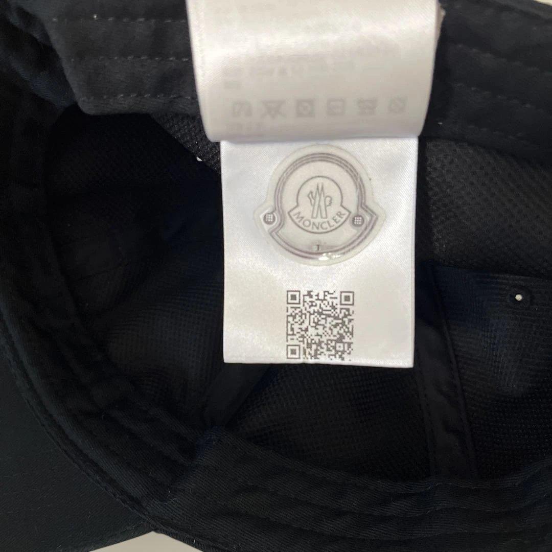 MONCLER BERRETTO 黒　モンクレール　ベースボールキャップ UNI
