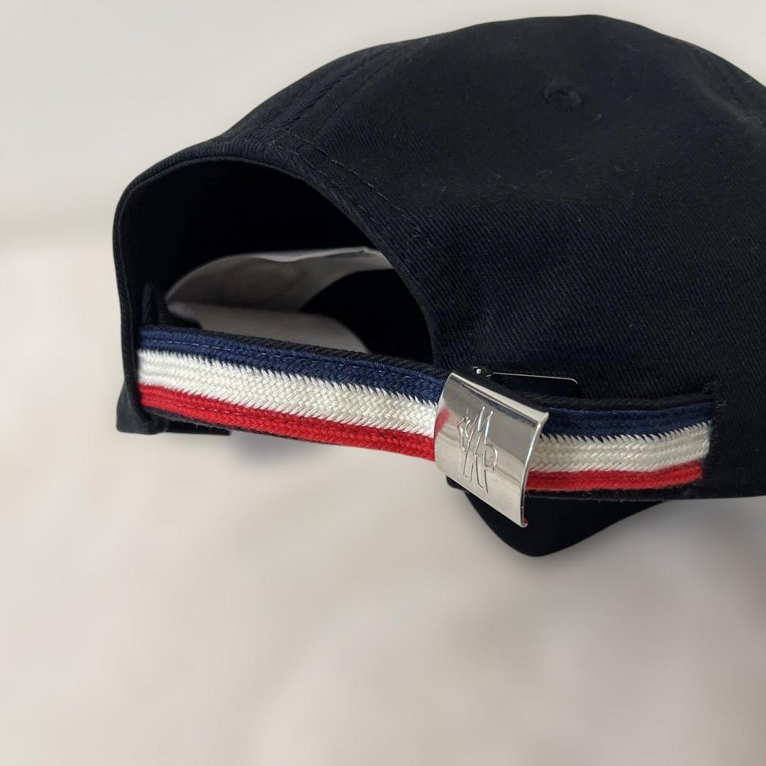 MONCLER BERRETTO 黒　モンクレール　ベースボールキャップ UNI