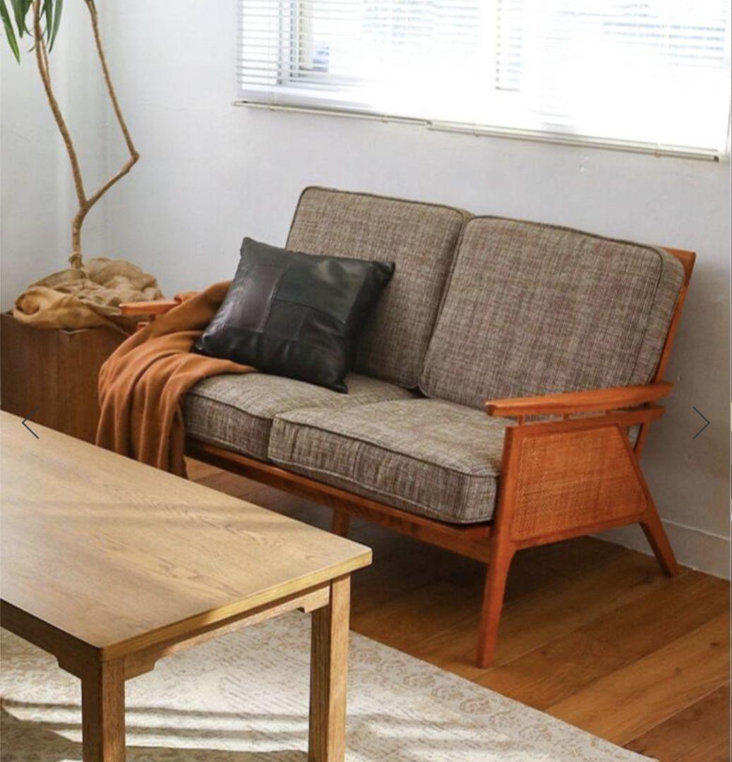 アクメファニチャー　ウィッカーソファ　ラタン　2人掛けソファ