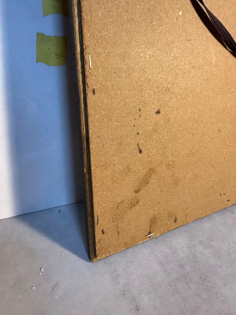 バランタイン 12年 ヴィンテージ ミラー 木製フレーム バー装飾　当時物