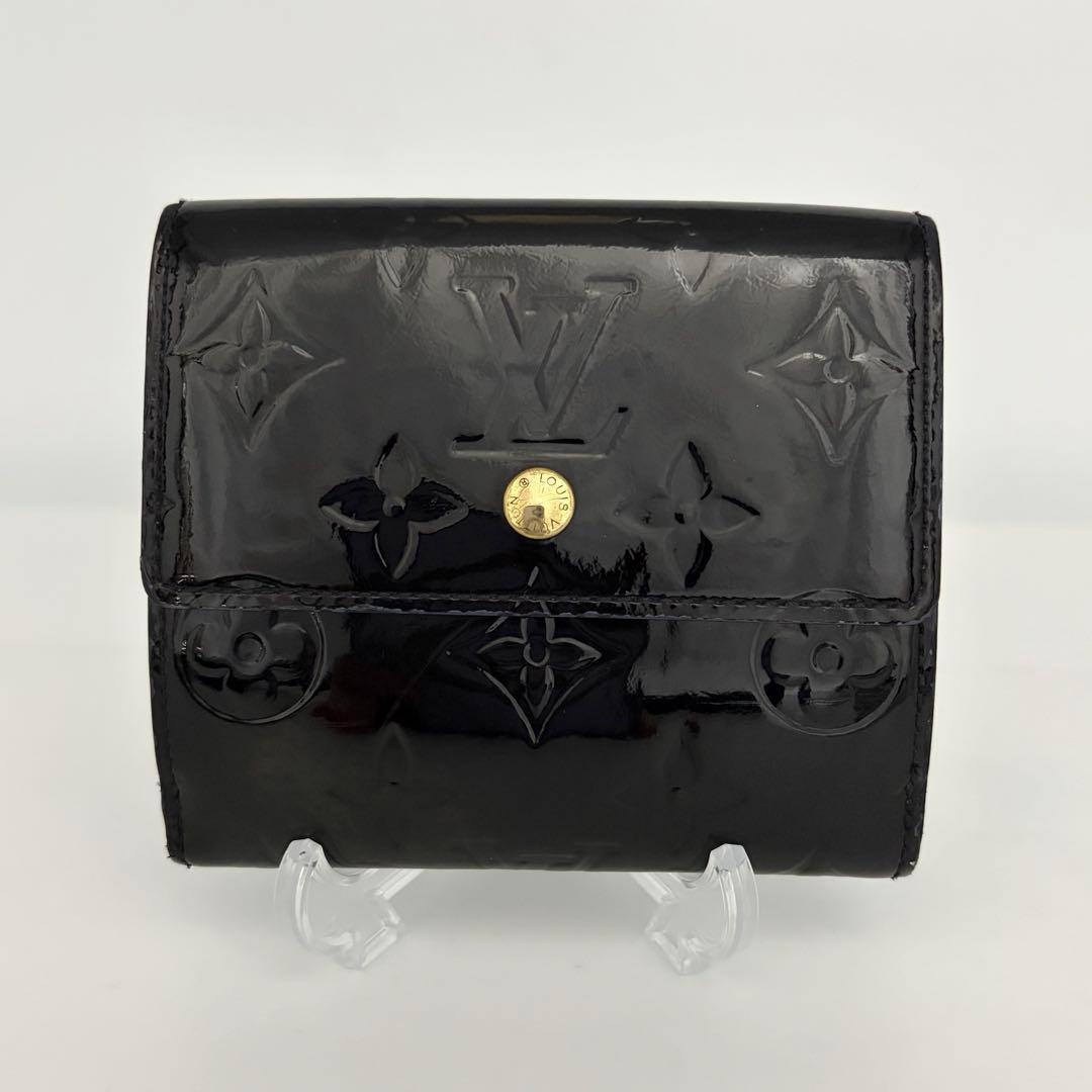 【美品】LOUIS VUITTON ルイヴィトン ヴェルニ Wホック 742