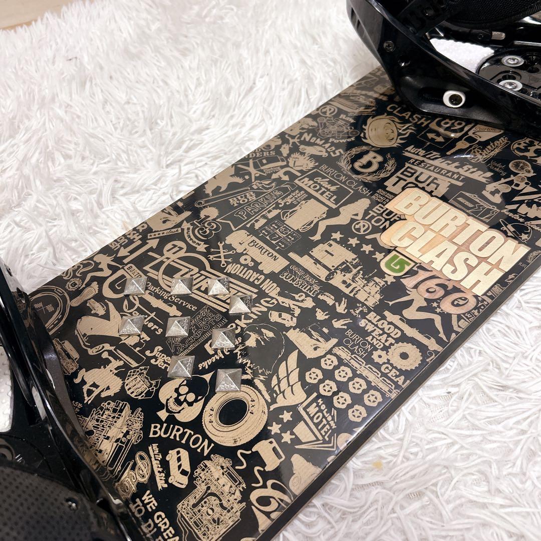 Burton CLASH スノーボード 160cm ×Burton2点セット