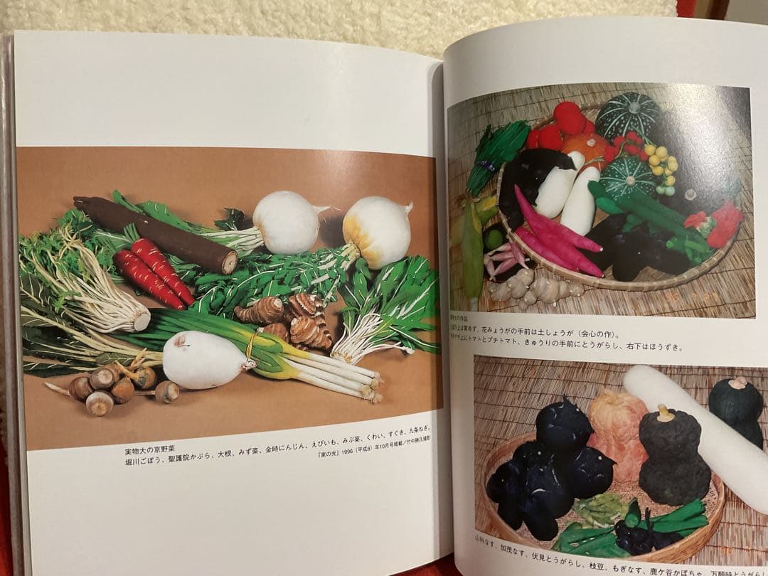 ★NHKおしゃれ工房取材　作家田中幸子　手のひらの野菜畑シリーズミニ実物大野菜