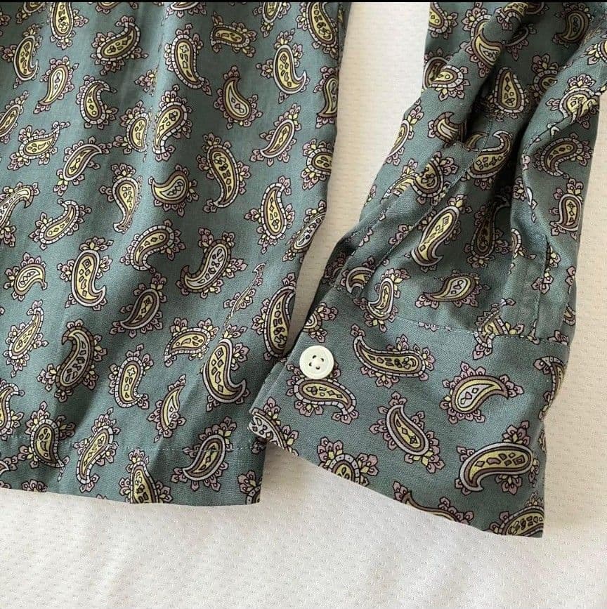 [レア美品]　WACKOMARIA ワコマリア　ペイズリーシャツ M