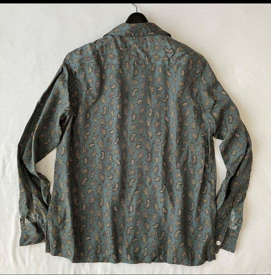 [レア美品]　WACKOMARIA ワコマリア　ペイズリーシャツ M