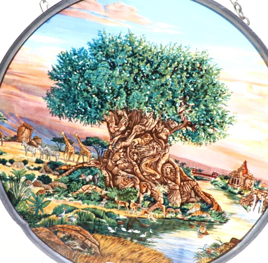 ディズニー公式 ツリーオブライフ ヴィンテージ ステンドグラス バオバブの木