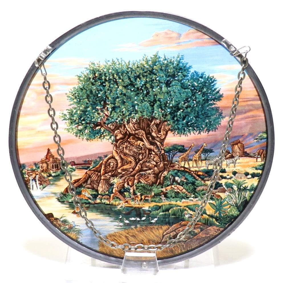 ディズニー公式 ツリーオブライフ ヴィンテージ ステンドグラス バオバブの木