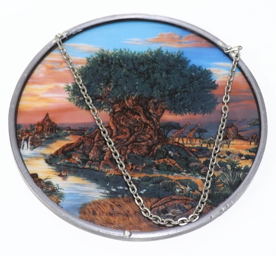 ディズニー公式 ツリーオブライフ ヴィンテージ ステンドグラス バオバブの木