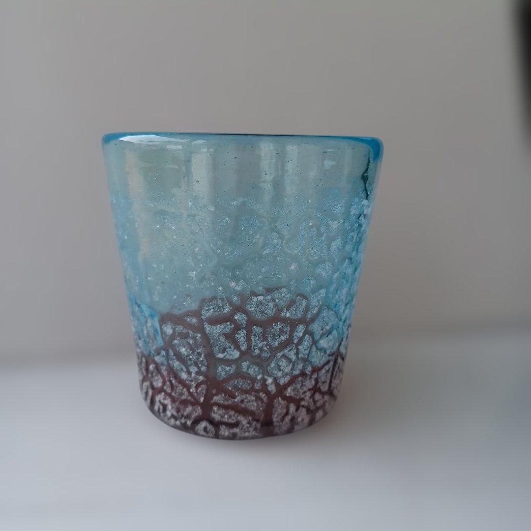 琉球ガラス　稲嶺盛一郎、稲嶺盛吉　3個セット