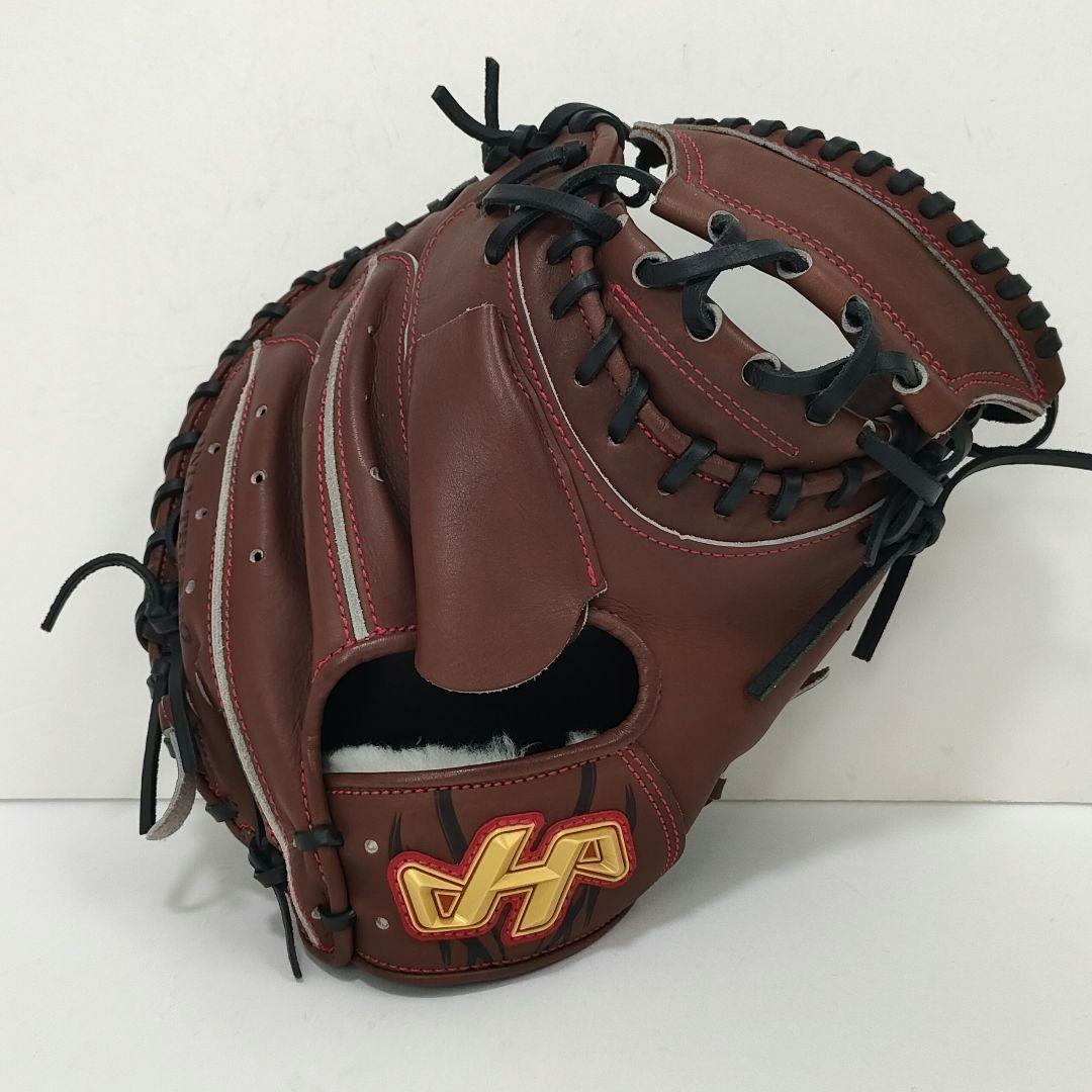 【極美品・ほぼ未使用】ハタケヤマ　硬式用　キャッチャーミット　PBW　和牛革