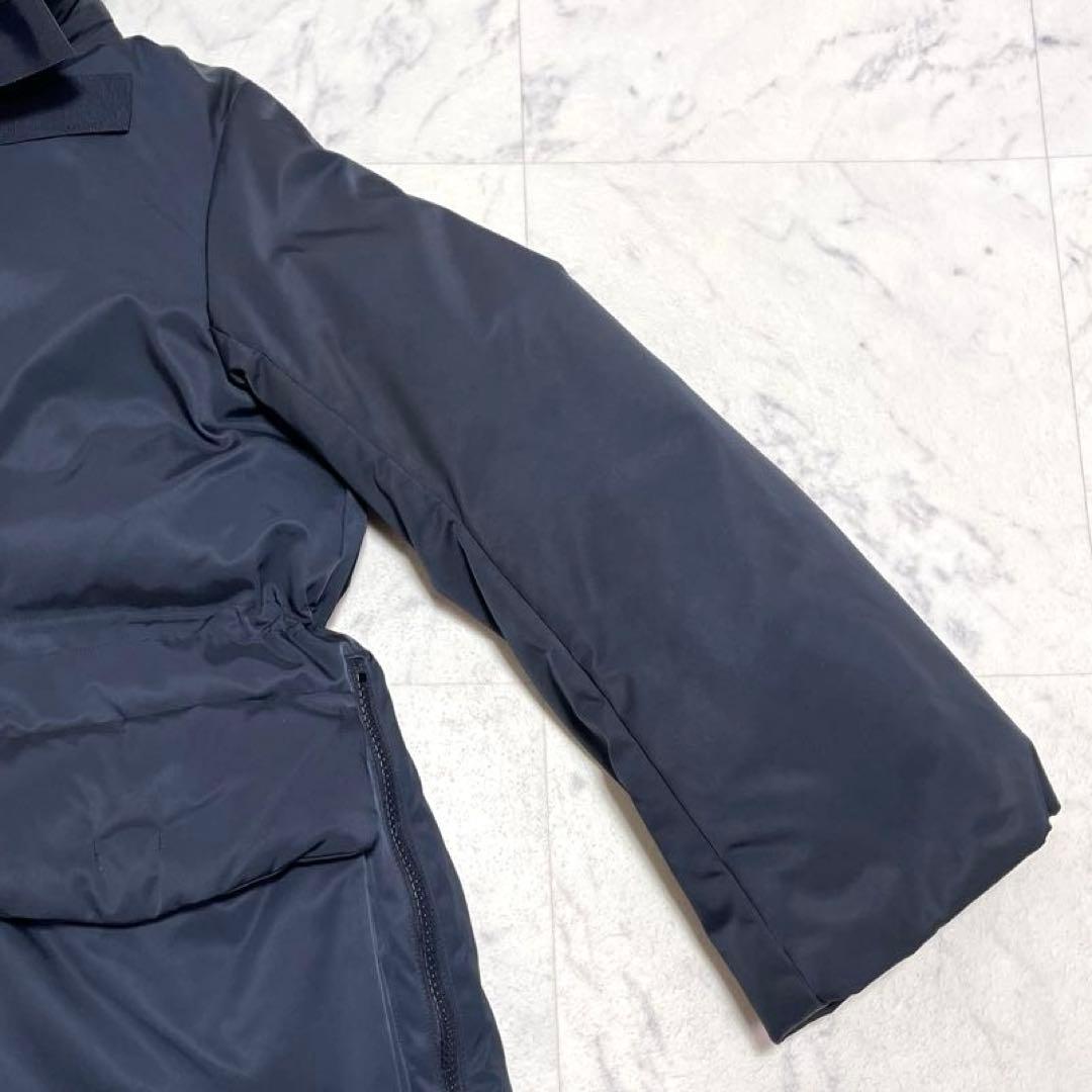 美品✨＋J ユニクロ ジルサンダー ハイブリッドダウンショートコート ネイビーM