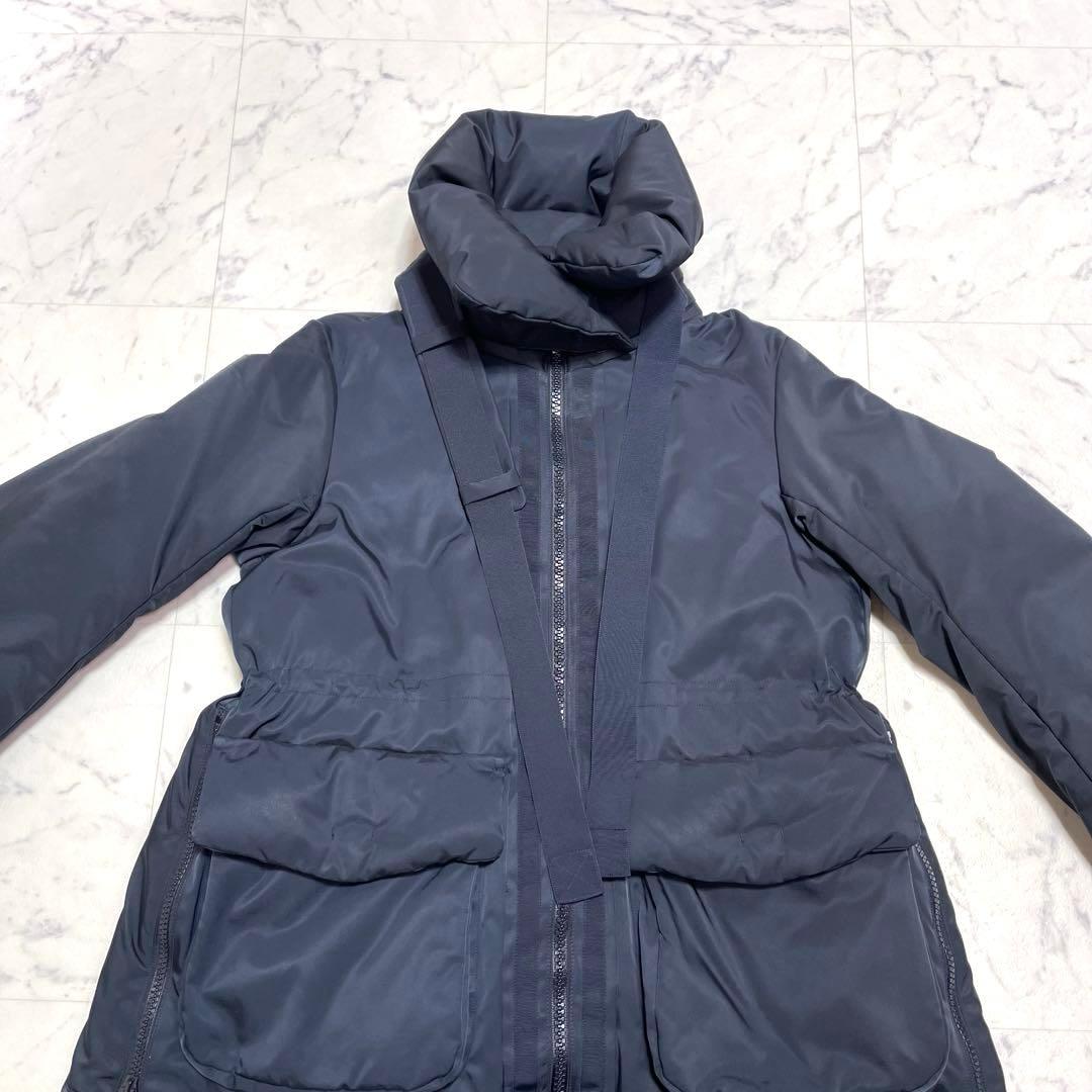 美品✨＋J ユニクロ ジルサンダー ハイブリッドダウンショートコート ネイビーM