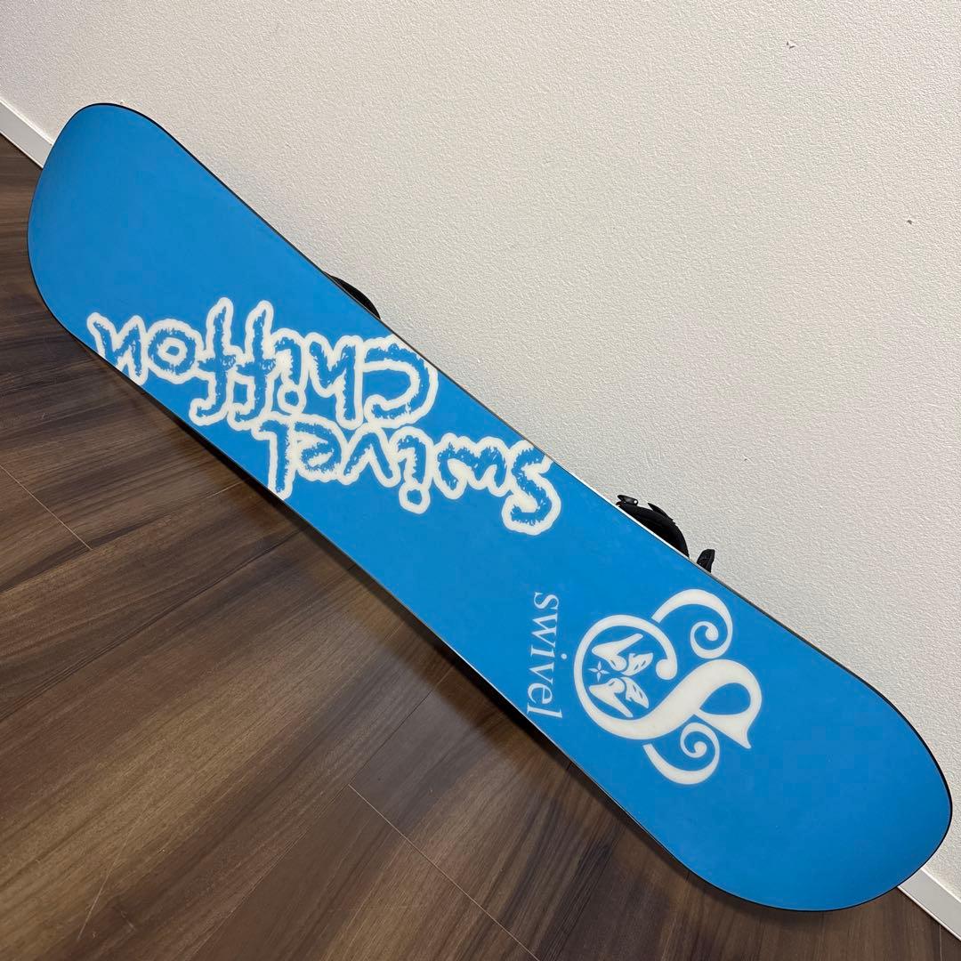 超美品 Swivel キッズ スノーボード ＆ ビンディングセット 120cm