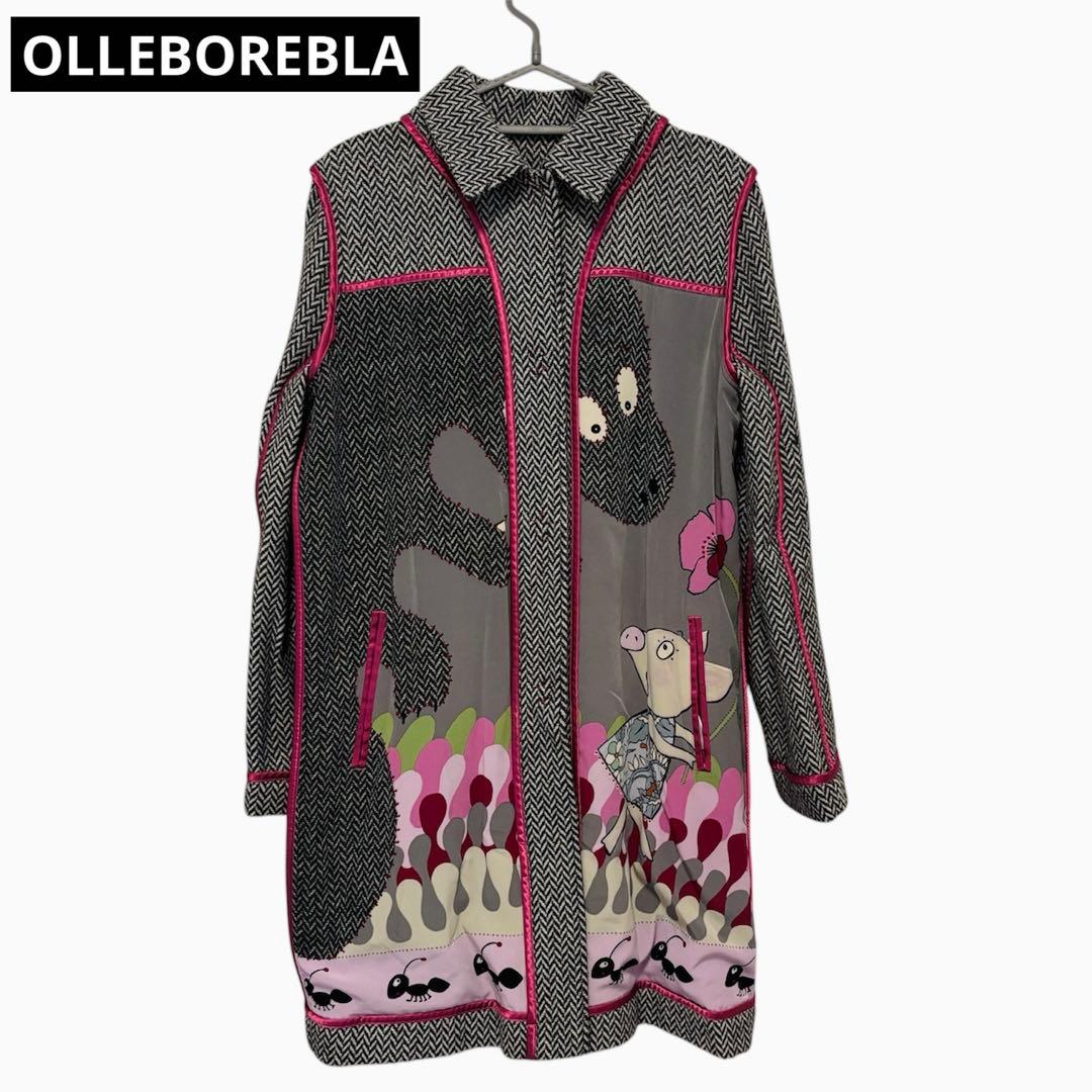 OLLEBOREBLA アルベロベロ　アンゴラ混コート　ブタさん