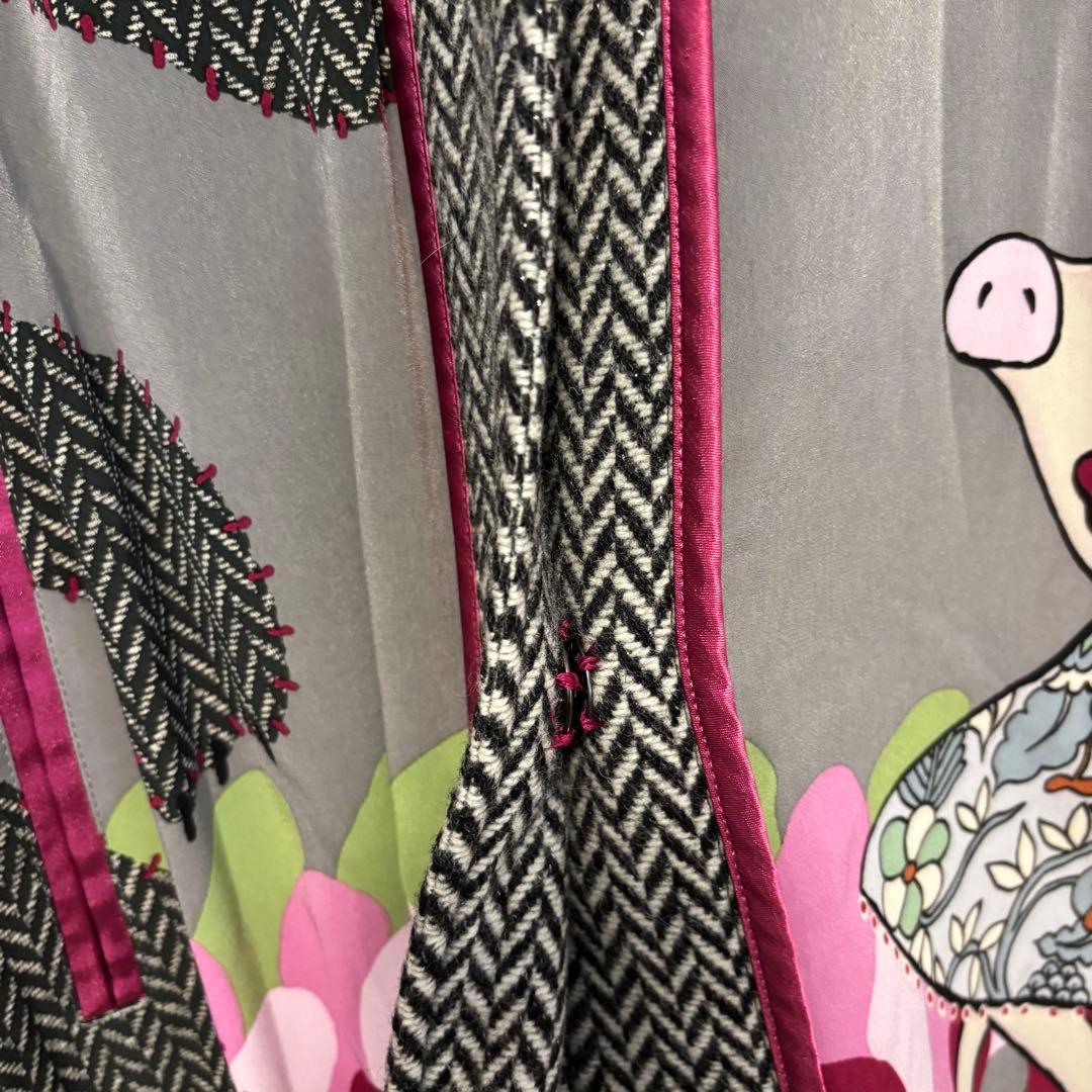 OLLEBOREBLA アルベロベロ　アンゴラ混コート　ブタさん