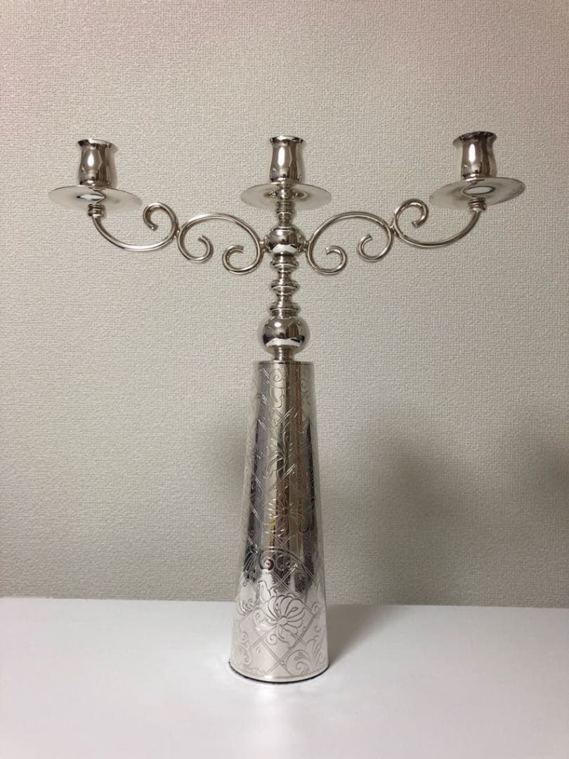 【クリストフル】キャンドルスタンド