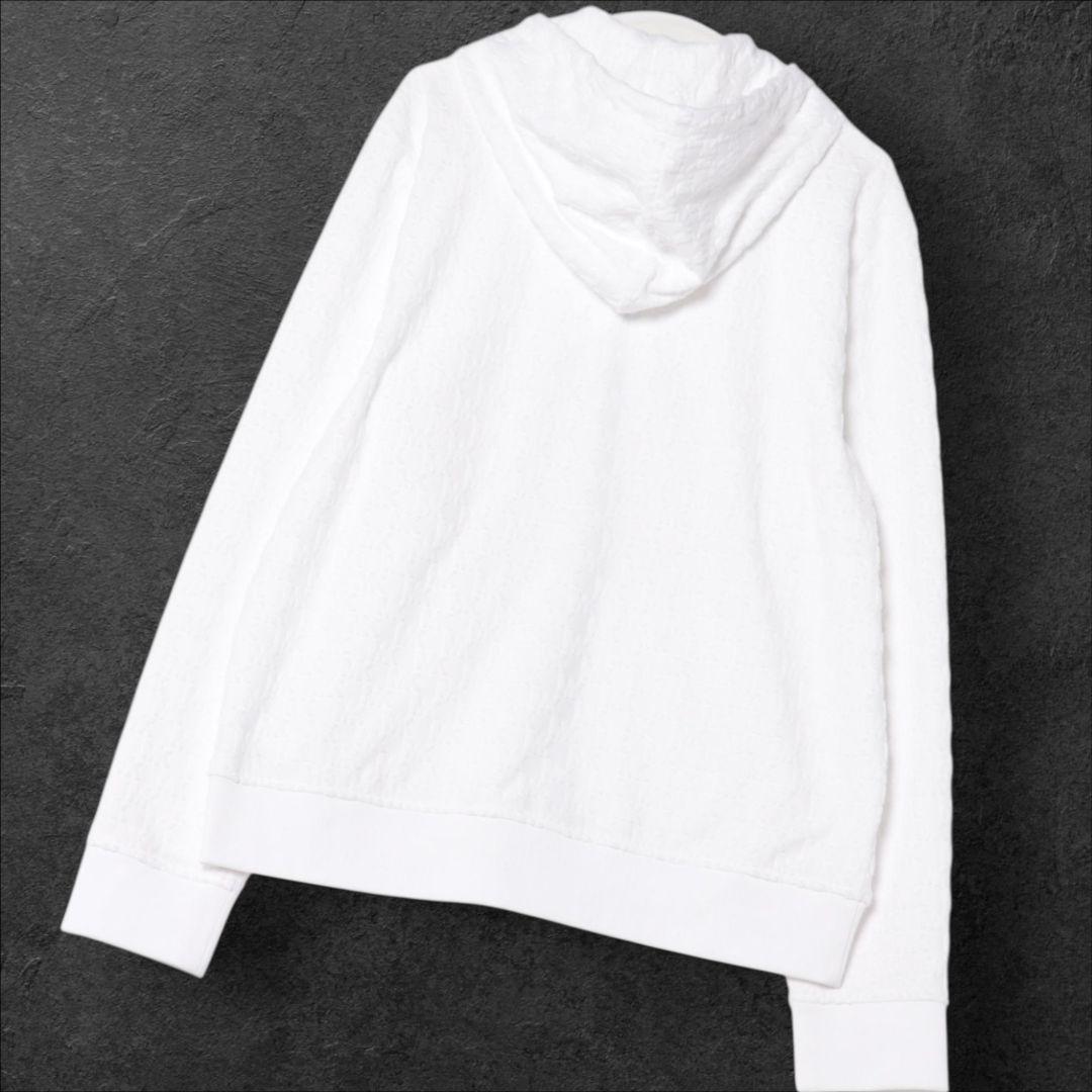 新品 マイケルコース ジャカード テリー フルジップ フーディ パーカー メンズ